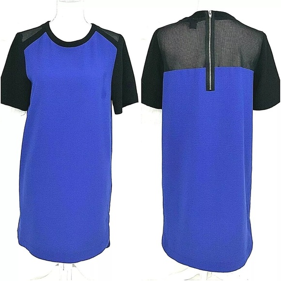 Dresses & Skirts - Blue & black short sleeves dress